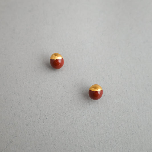Maroon Pearl Naušnice