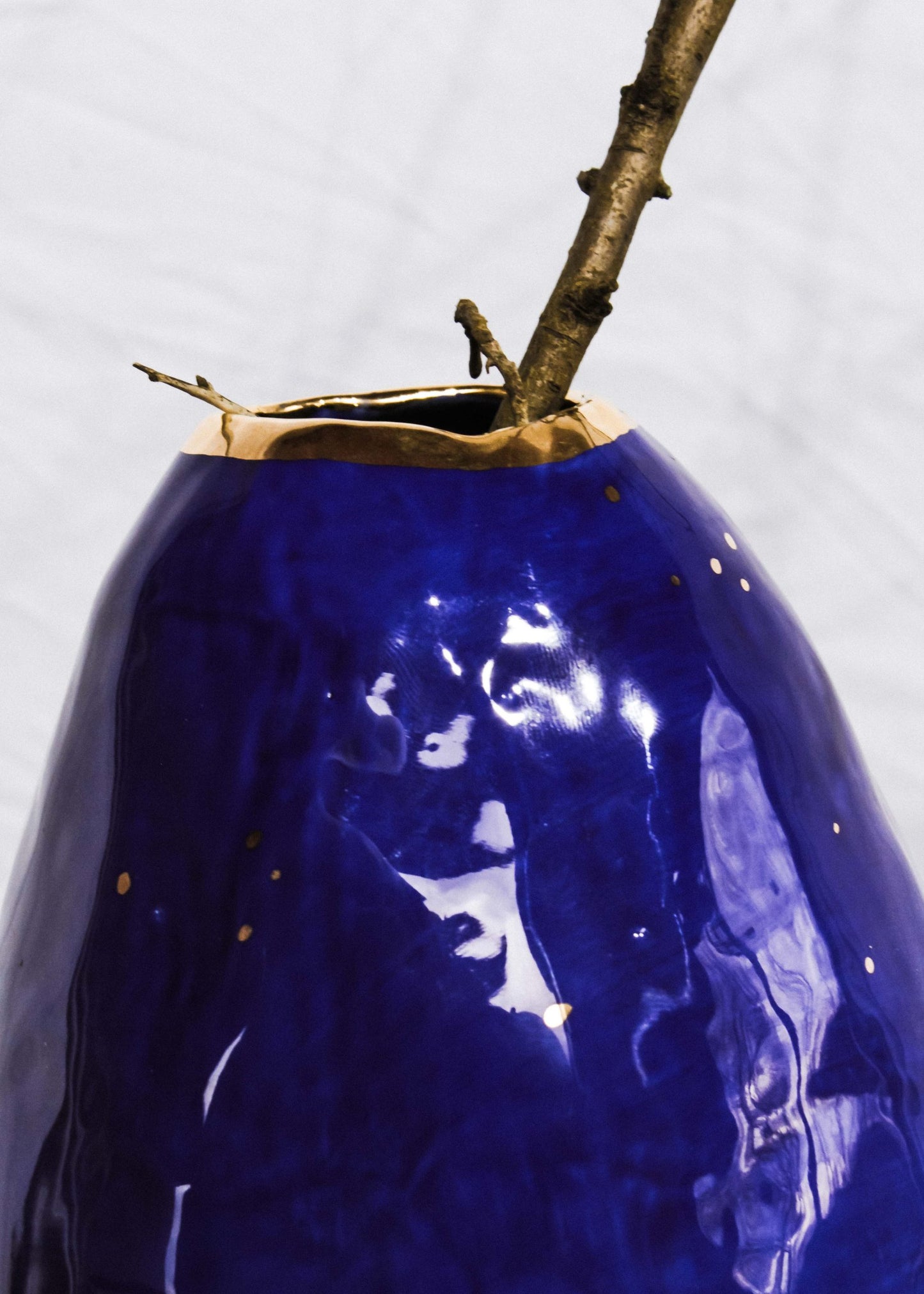 Porcelain vase Night sky - L