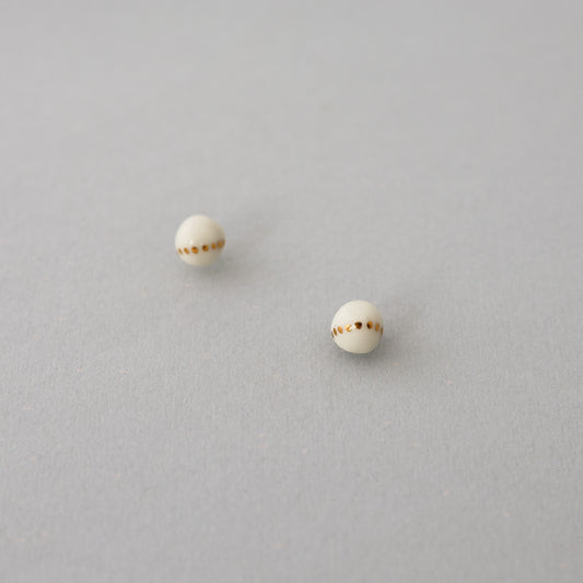 White Pearl Earrings