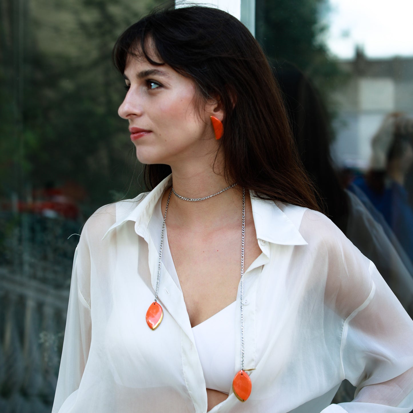 Cardinal Earrings